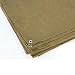 Texsport - Brown Reinforced Rip-Stop Polyethylene Tarp, 8' x 10'