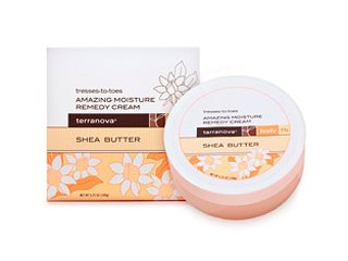 Terra Nova Shea Butter Tresses to Toes Amazing Moisture Remedy Cream Jar