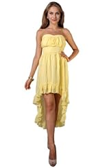 Sexy Summer High-Low-Hem Chiffon  Dress