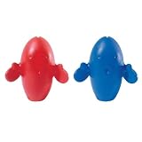 A di Alessi Sden Set of 2 Toothbrush Covers, Red Blue by A di ALESSI