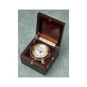 Weems and Plath Gimballed Box Clock by