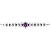 Spiky Stars Glitter Arm Band Temporary Tattoo 1.5x9