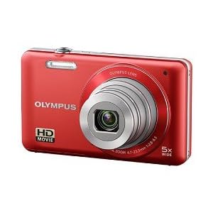 Olympus 228185 VG-120 Digital Camera (Red)