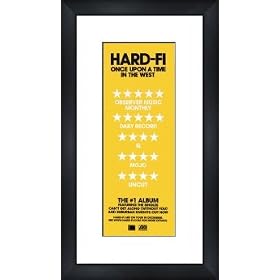 HARD-FI Once Upon a Time in the West - Framed Original Advert