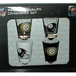 Pittsburgh Steelers Collector Shot Glass 4 Piece Set