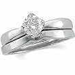 14K White Gold Diamond Solitaire Engagement Ring - 1.00 Ct.