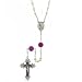 The Vatican Library Collection Purple Enameled Limited Edition Rosary