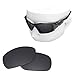 OOWLIT Replacement Sunglass Lenses for Oakley Ten X Black Non-polarized