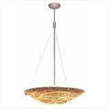 Access Lighting Safari Four Light Italian Cable Pendant with Amazon Art Glass