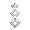 14K Yellow Gold Three-Stone Princess Cut Diamond Earrings - 1.20 Ct. (ALSO AVAILABLE WITH GEMSTONES)