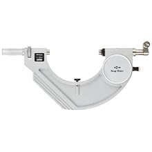 Mitutoyo 523 Series Snap Meter, 2mm Anvil Movement, 8mm Gauge Stem Diameter, 5-10N Measuring Force, Metric