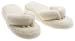 Health & Personal Care : Pearlessence SpaSlippers, Medium, Ivory