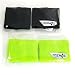 COSMOS 1 pair of Black wristband + 1 pair of Light Green wristband sports basketball tennis sweatband sweat band/brace
