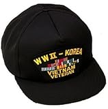 WWII Korea Vietnam Veteran Ballcap