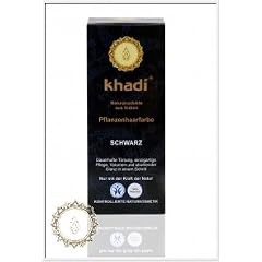 Khadi Pflanzenhaarfarbe Schwarz