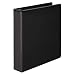 Wilson Jones 386 Line Basic D-Ring View Binder, PVC-Free, 1.5 Inch Capacity, 8.5 x 11 Inches Sheet Size, Black (W386-34BA)