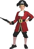 Pirate Captain Boy Fancy Dress Costume (child size) - Medium