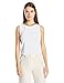 Calvin Klein Women's S/L Top with Braided Chain