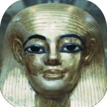 Coaster Set - 4 pcs - SQUARE - Designer Coasters: Country: Egypt - (CSCEG-100) Egyptian Artifact