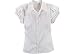 How To Measure Bra Sizes : Plus Bay Studio Career White Shiny Puff Sleeve Top