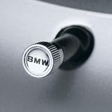 Genuine OEM BMW Valve Stem Caps with BMW lettering