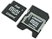 NEW Kingston Mini Sd Memory Card 1gb & Sd Card Adapter (Retail Package)