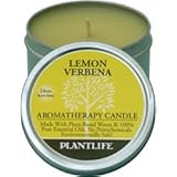 Lemon Verbena Aromatherapy Candle- Made with 100% Pure Essential Oils - 3oz Tin