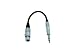 Kabel SADC XLR female/Klinke male stereo