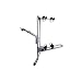Thule 973002 Hecktr�ger BackPac: Fahrradtr�ger f�r die Heckklappe, Rahmen silber