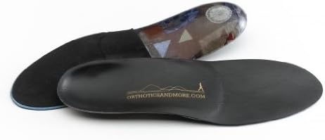 orthoticsandmore Adult Golf Custom Foot Orthotic W 5-12.5 / M 5-15 Black