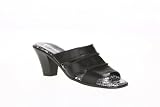Venturini, Damen Pantolette, schwarz, RENO Art. 66079