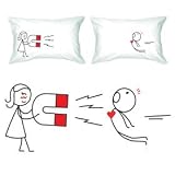 BoldLoft You're Irresistible Couple Pillowcases-Romantic Valentine's Day Gifts for Couples,Cute Valentines Gifts for Him or Her,Romantic Anniversary Gifts