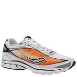 Saucony Progrid Kinvara Running Shoe,White/Black/Orange