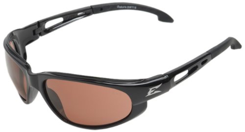 Edge Eyewear SW115 Dakura Safety Glasses, Black with Copper 