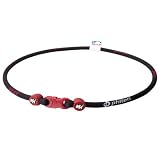 Phiten Miami Heat Titanium Necklace X30 22 Inch