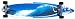 Krown Wave Crest Pin Complete Longboard Skateboard
