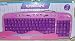 Cyber Gear Pink & Purple Computer Keyboard USB Port Image