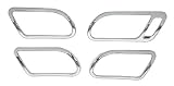 Produkt-Bild: T&uuml;rgriffumrandungen, 4teiliges Set, passend f&uuml;r VW Golf 5. Ausf&uuml;hrung: Chrom
