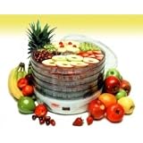 Back to Basics Food Dehydrator - FD600 (White w/ Clear Sides and Lid)
