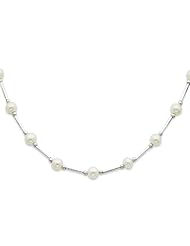 Sterling Silver Cultured Pearl Necklace