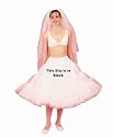 New Black Poodle Crinoline Skirt Bridal Petticoat Wedding Gown Slip (108DSPB24long)