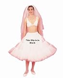 New Black Poodle Crinoline Skirt Bridal Petticoat Wedding Gown Slip (108DSPB)