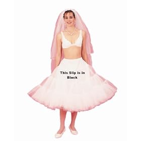 31lZWU7jNoL. SL500 AA280  New Black Poodle Crinoline Skirt Bridal Petticoat Wedding Gown Slip (108DSPB24long)
