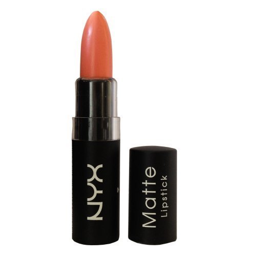 NYX Matte Lipstick MLS 01 NUDE - Mid - tone Peach Net Wt. 0.16 oz 4.5g