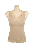 Breezies Curve & Contour By Flexees Shaping Lace Trim Camisole W/shelf Bra Ultimair