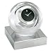 Movado Crystal Sphere Clock with Museum Dial