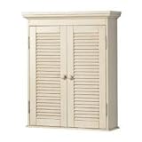 Pegasus CTAW2429 Cottage Wall Cabinet, Premium Antique White