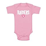 Reebok Oakland Raiders Infant Pink Creeper 18 Months
