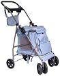 Blue Bumble Bee Pet Stroller & Carrier Bag Combo