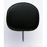 Black Drivers Motorcycle Backrest to fit Corbin Seats
